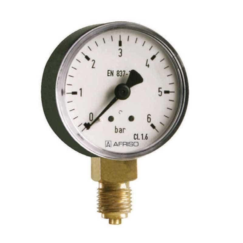 Manometer Ø63mm 1/4" 1063A-T 0-16 Bar Hasvold Tilbehør ventiler AH-9706175