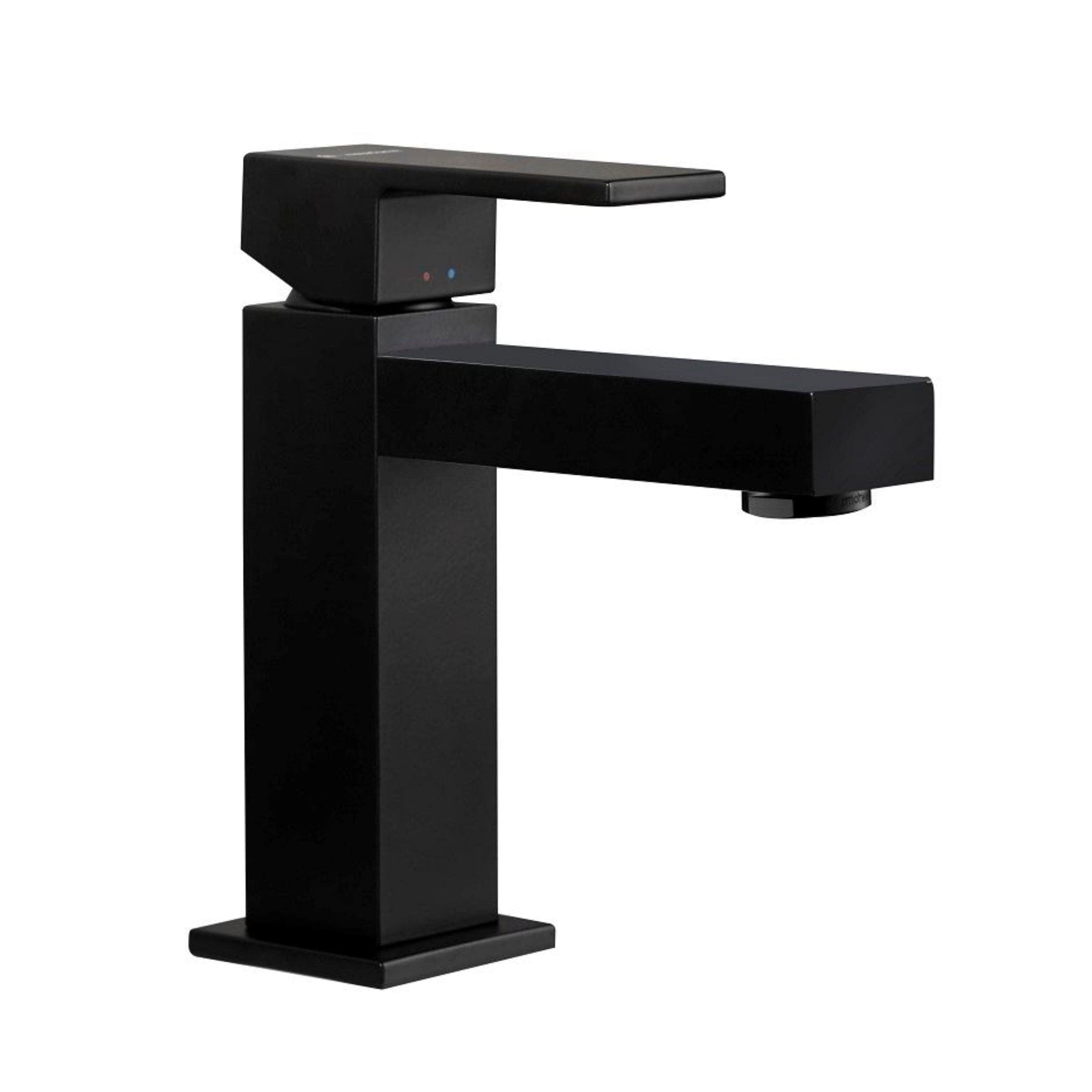 Newform Ergo-Q Servantbatteri Svart matt Newform Servantbatteri KO-6641201093