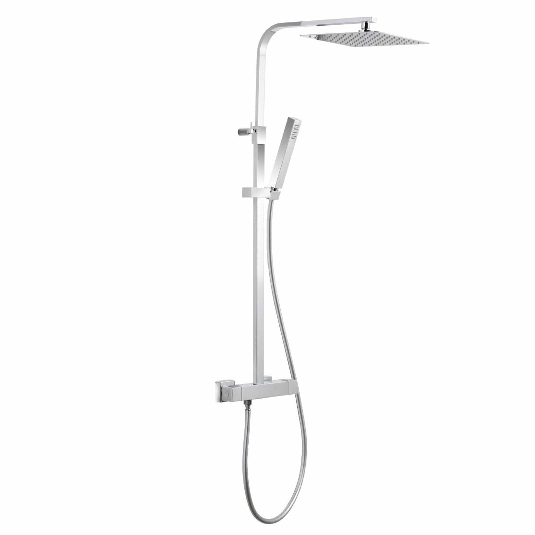 Newform Ergo-Q Takdusj Firkantet 250x250mm - komplett Krom Newform Takdusj KO-6115821