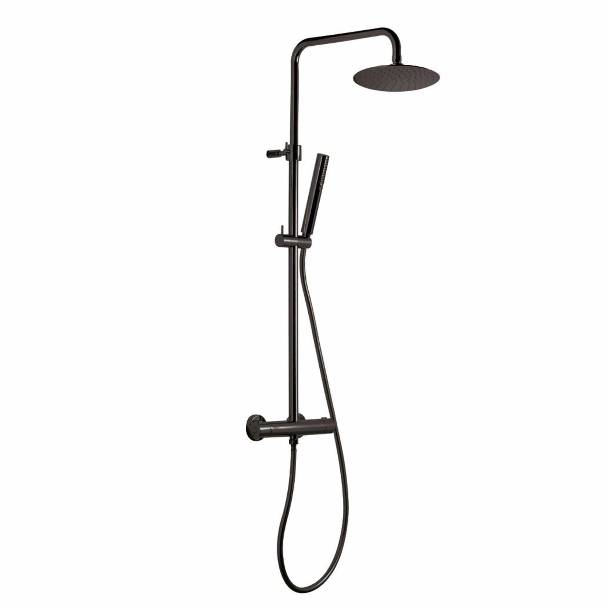 Newform Linfa Takdusj 250mm Svart Matt Newform Takdusj KO-6115701093