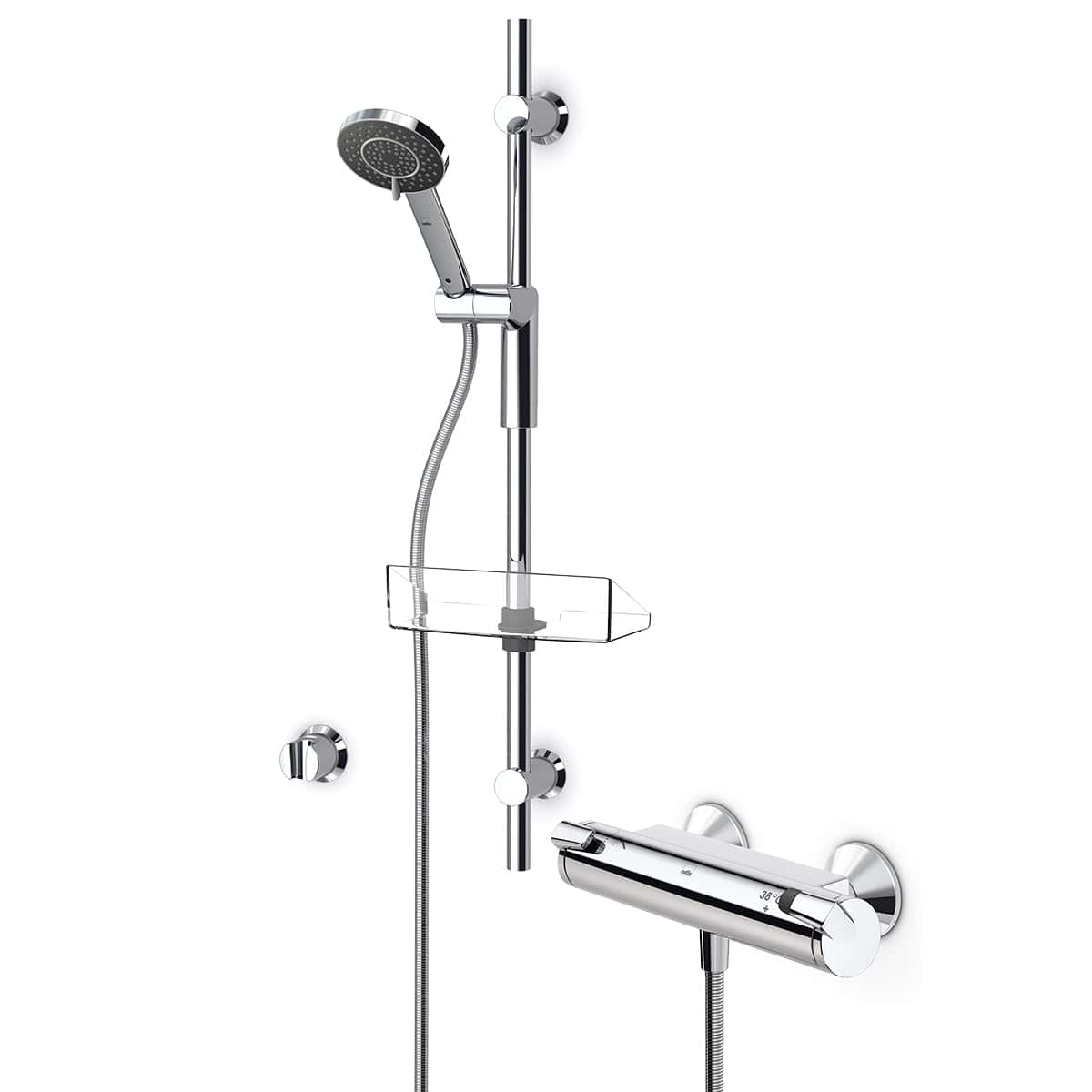 Oras Optima Dusjsett m/Dusjbatteri 7169 Krom Oras Armatur Dusjsett OR-4200648