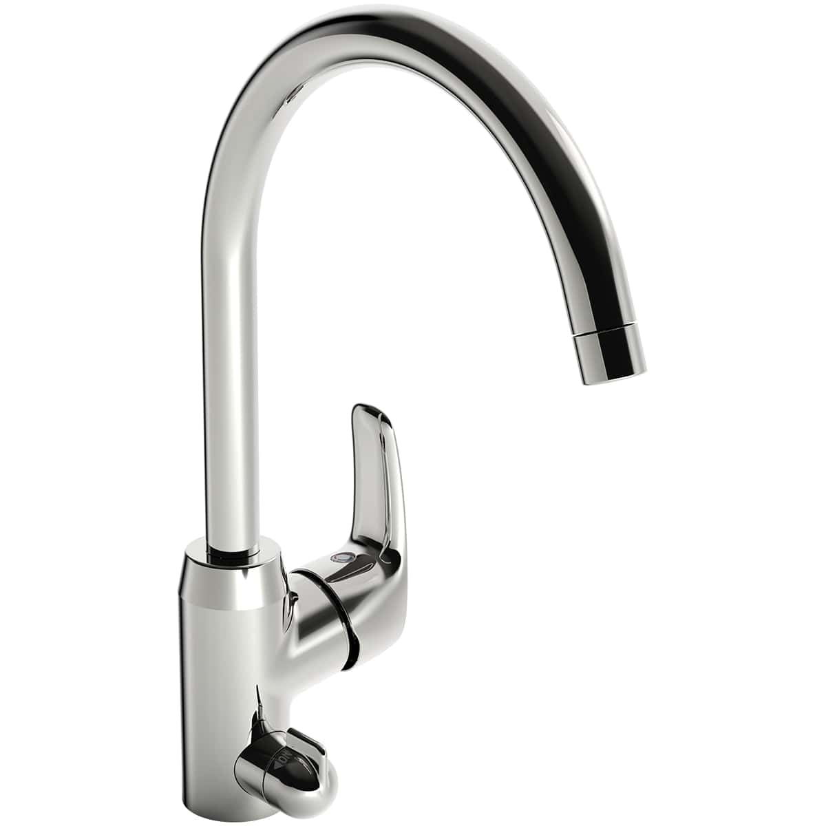 Oras Safira 1028F/1029F Kjøkkenarmatur - sidegrep Krom / Ja Oras Armatur Kjøkkenarmatur OR-4200407