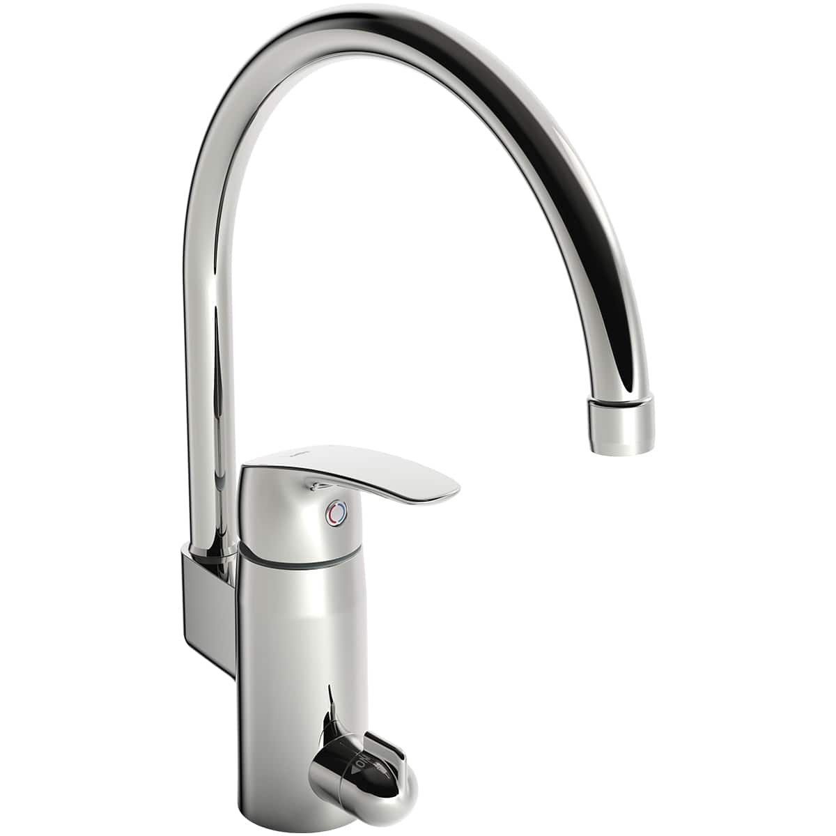Oras Safira 1038F/1039F Kjøkkenarmatur - høy tut Krom / Ja Oras Armatur Kjøkkenarmatur OR-4200416