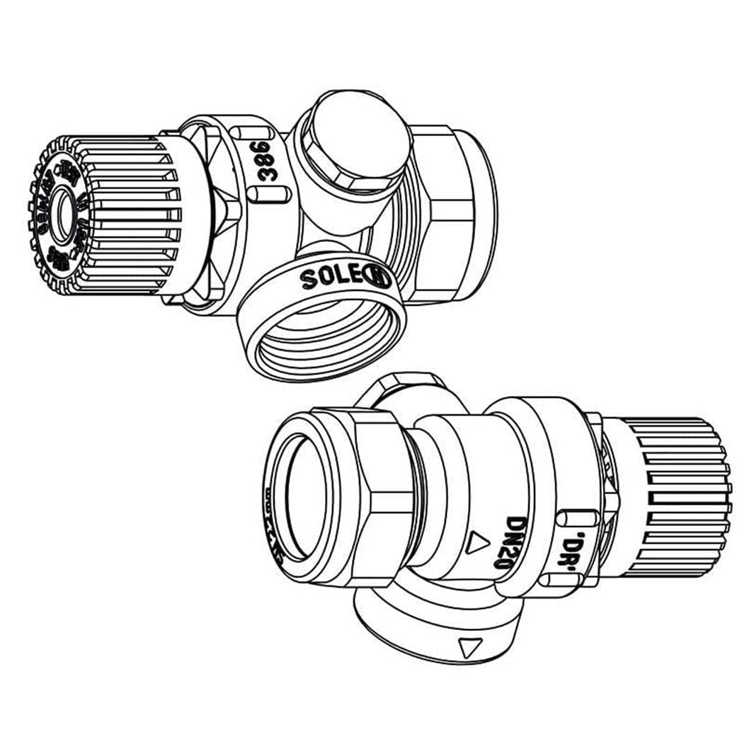 OSO Sikkerhetsventil SVSA, 9 Bar, For Saga med Avtapping OSO Hotwater Reservedel varmtvannsbereder AH-8015706