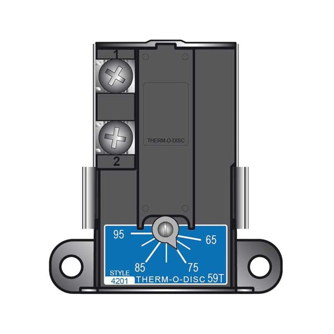 OSO Termostat TS2 TS2 55-85 °C, 1-Fas for SX/REX Bereder OSO Hotwater Reservedel varmtvannsbereder AH-8015837