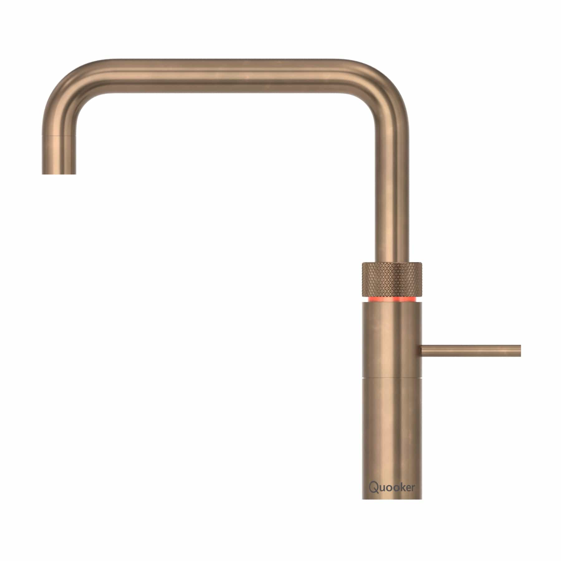 Quooker Fusion Square alt-i-ett design kjøkkenarmatur Aldret messing / PRO3 Quooker Kjøkkenarmatur BUN-Q210840502