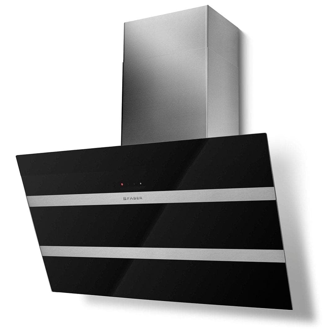 Røroshetta Argo Glassventilator 55/80cm Svart glass / 55cm RørosHetta Kjøkkenvifte RO-5081