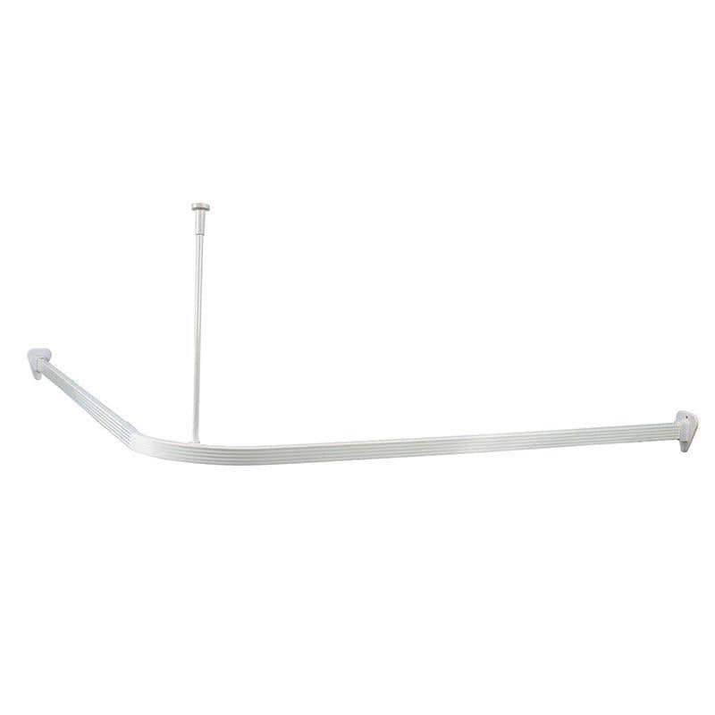 Safir Dusjforhengstang 90x90cm Vinkel Hvit Arrow Dusjforheng AH-7550061