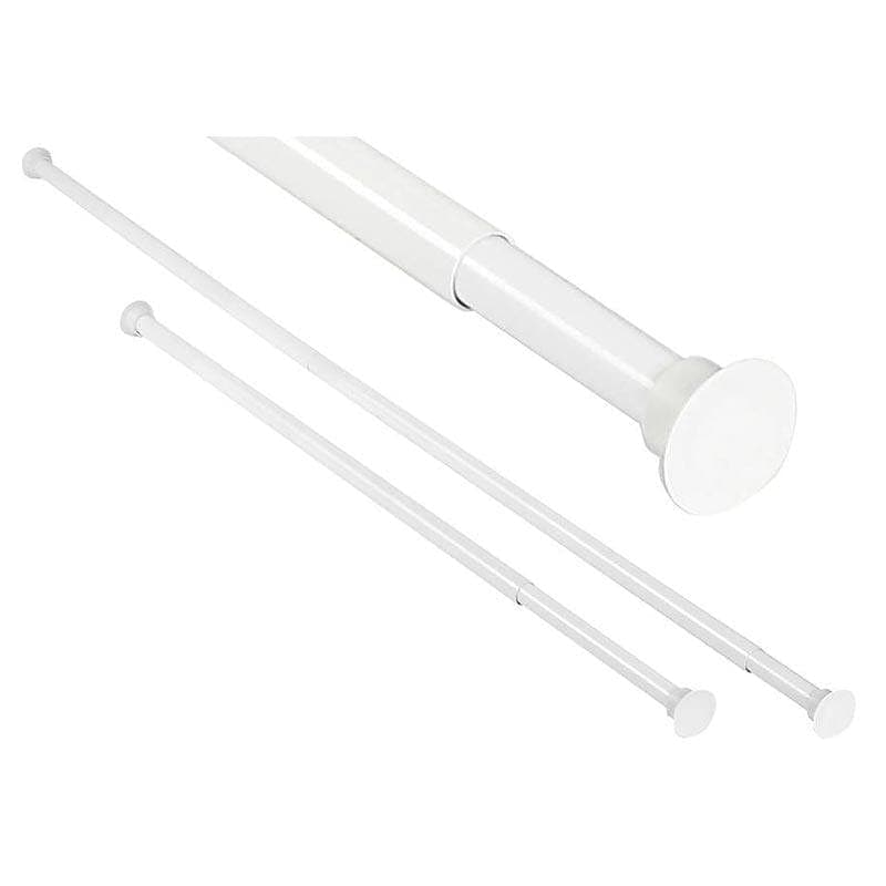 Safir Dusjforhengstang Rett Hvit Hvit / 75-125cm Arrow Dusjforheng AH-7550052