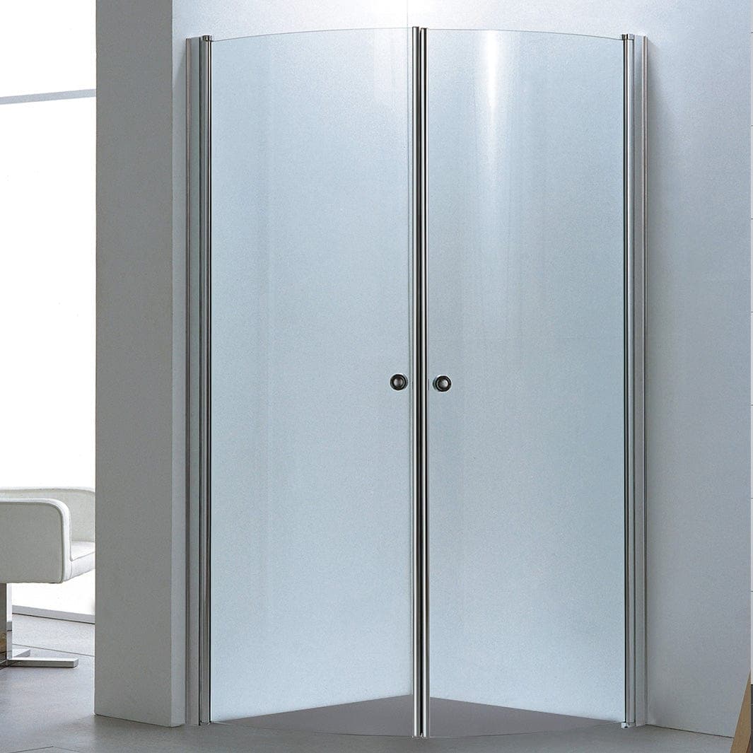 Sanipro Dusjhjørne Camilla Rund Krom / 90x90cm / Klart glass Sanipro Dusjhjørne SA-2029