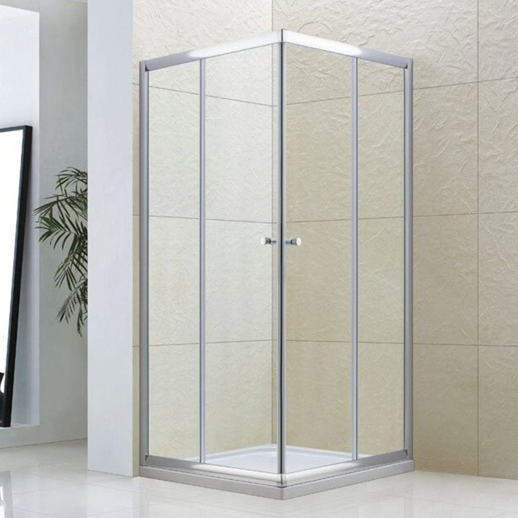Sanipro Dusjhjørne Emma Rett - SAFE Laminert glass Krom / 70x90cm / Laminert glass Sanipro Dusjhjørne SA-2063