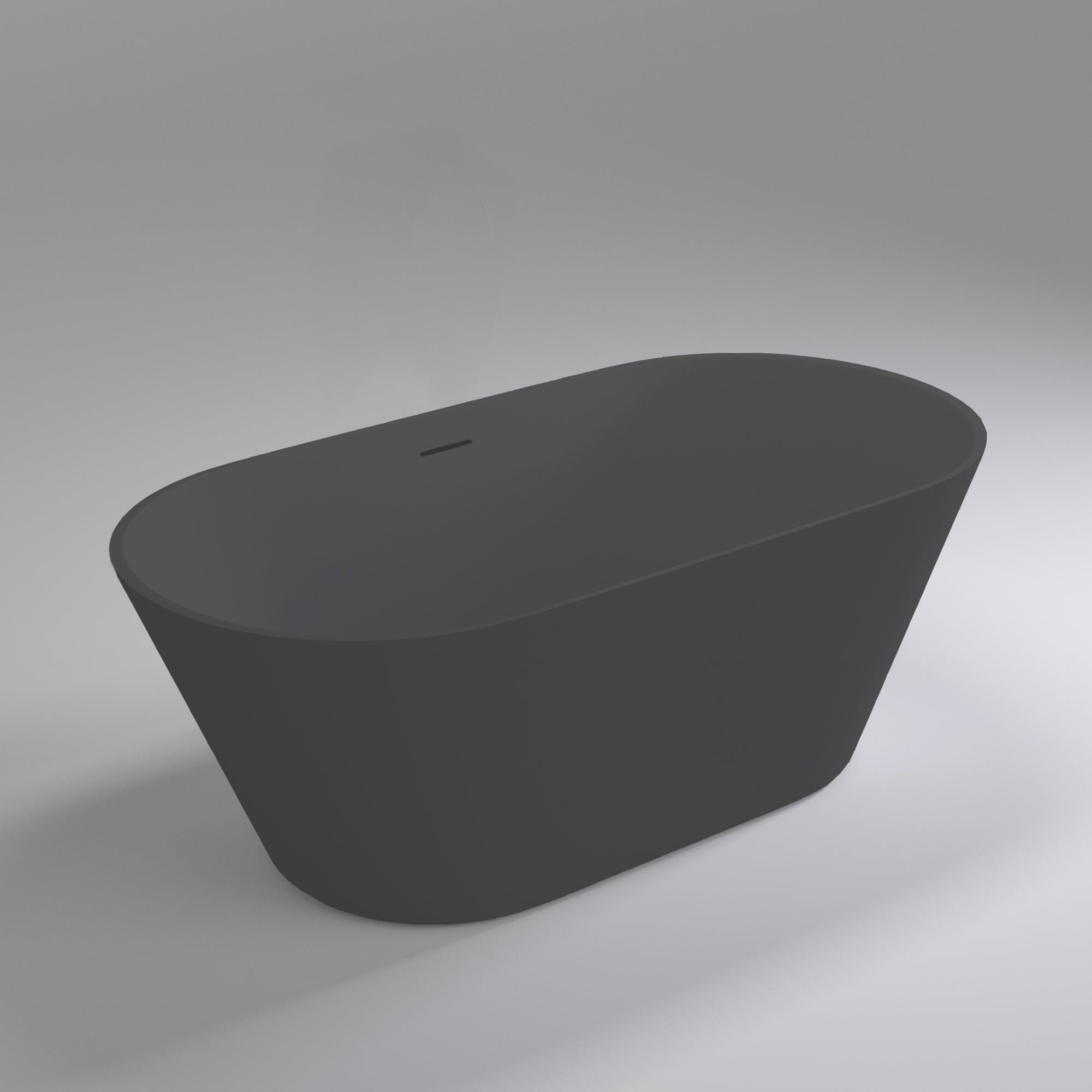 Sanipro Monza Frittstående badekar 160 - matt finish Svart matt / 160cm Sanipro Frittstående badekar SA-6215692