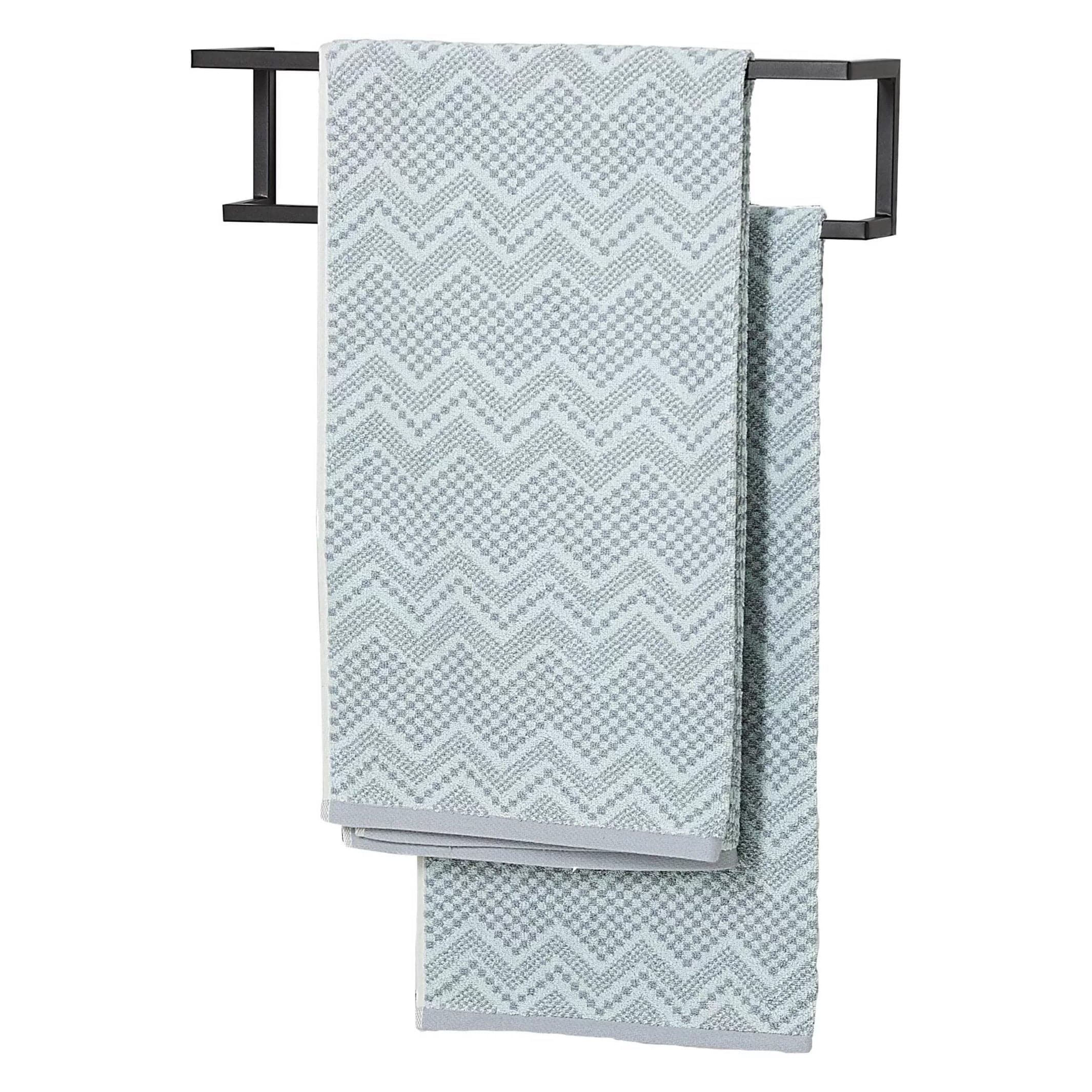 Sealskin Carrè håndklestativ 2 for vegg matt sort Svart Sealskin Håndklestativ CO-396230746