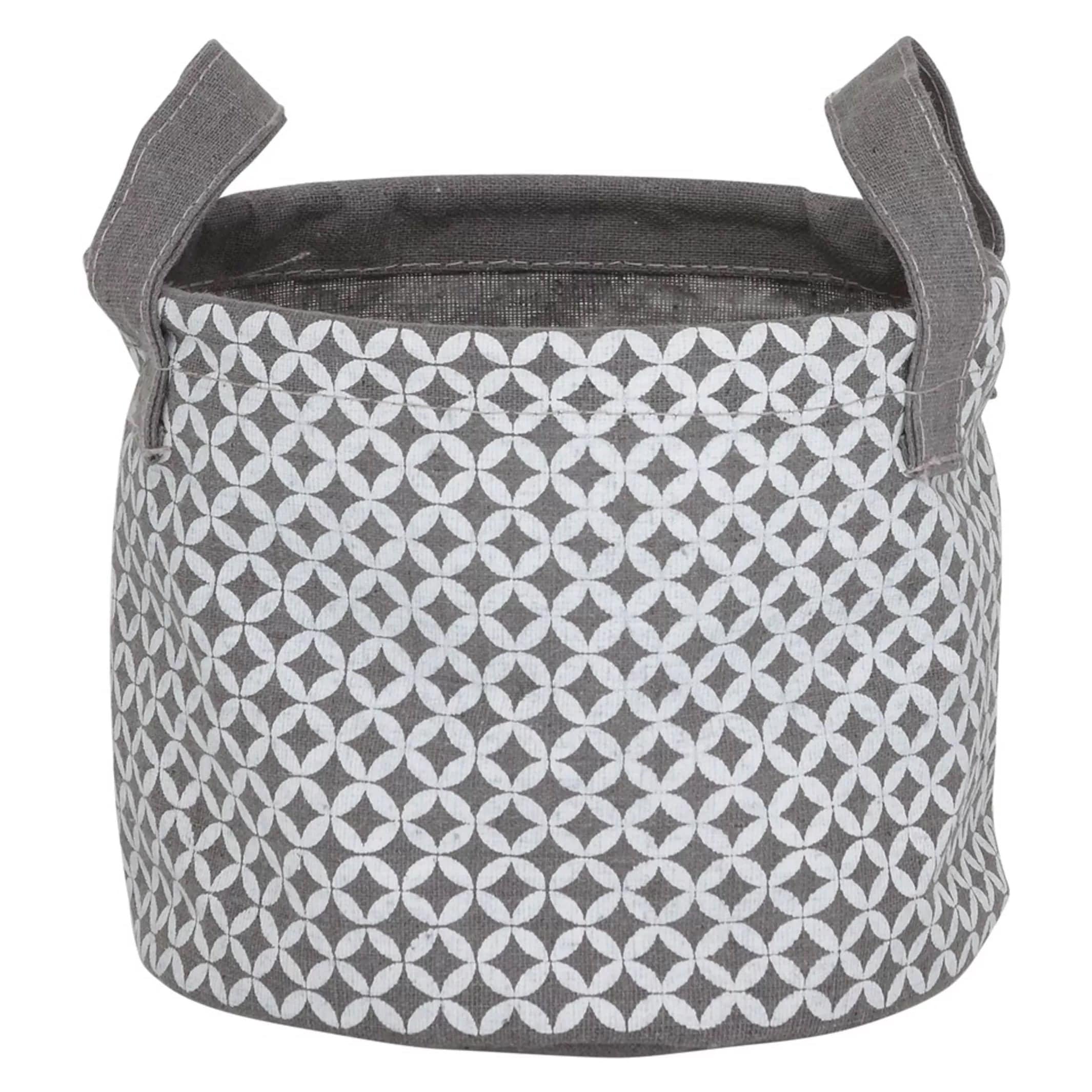 Sealskin Diamonds rund kurv Ø17 grå Grå Sealskin Diverse baderomstilbehør CO-V305412