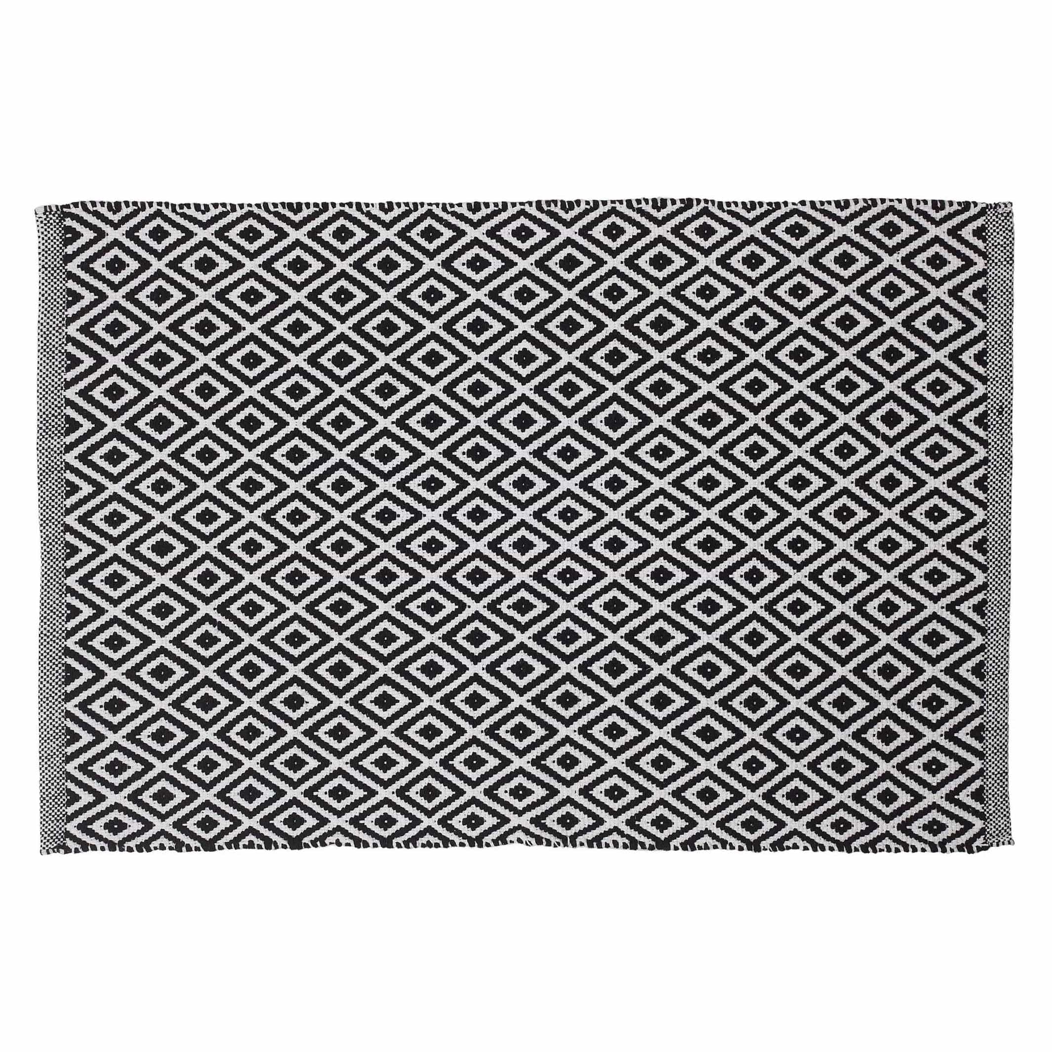 Sealskin Trellis badematte 60x90 Svart Sealskin Baderomsmatte CO-V213613