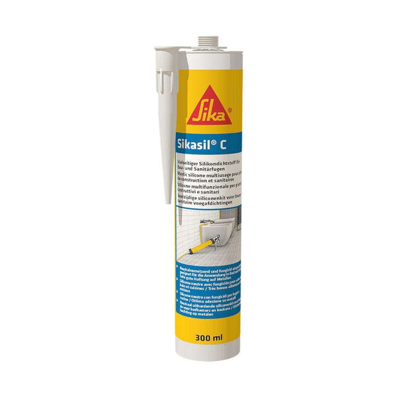 Sikasil-C Bygg og Sanitærsilikon Antrasitt Sika Silikon og lim GRO-288797