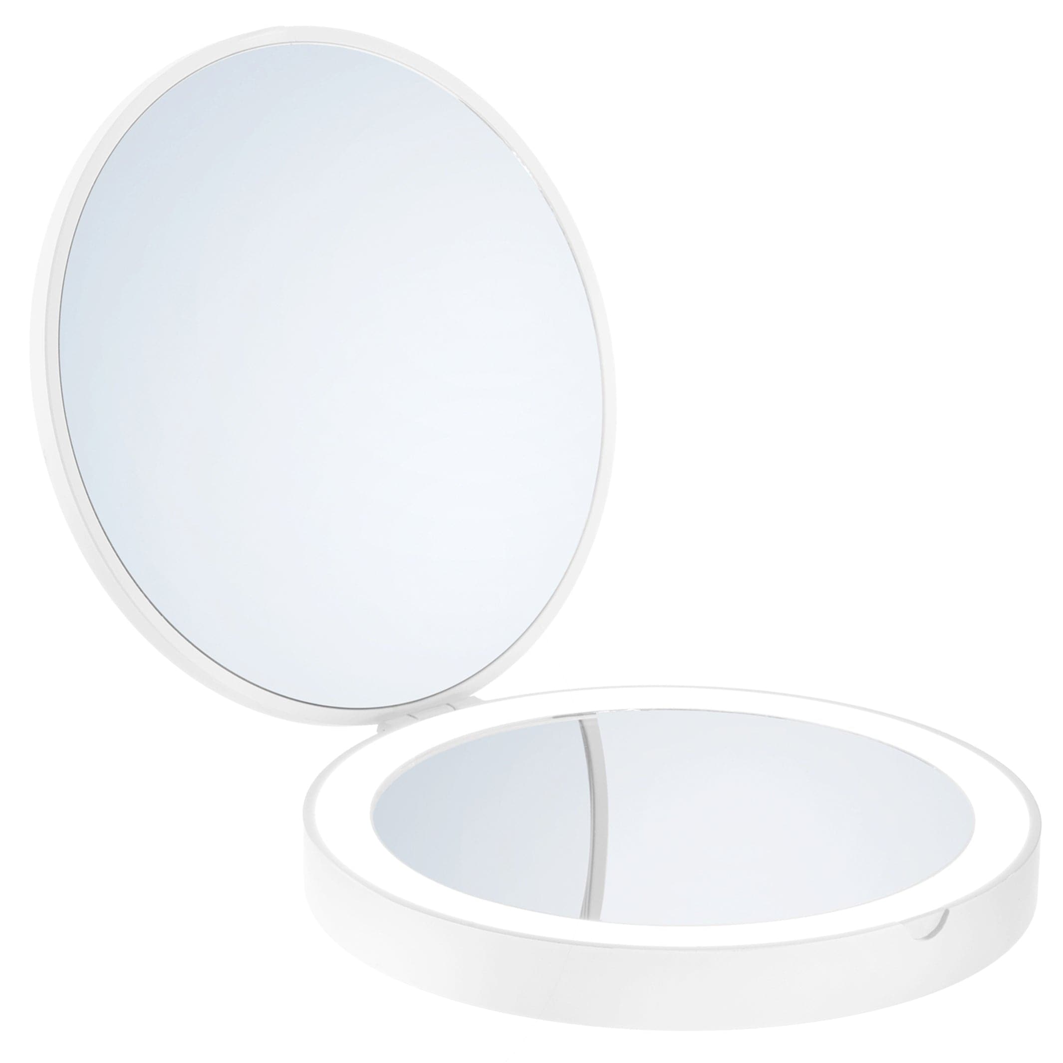 Smedbo 627 Reisespeil, LED - Normal/7x Hvit matt Smedbo Sminkespeil SM-FX627