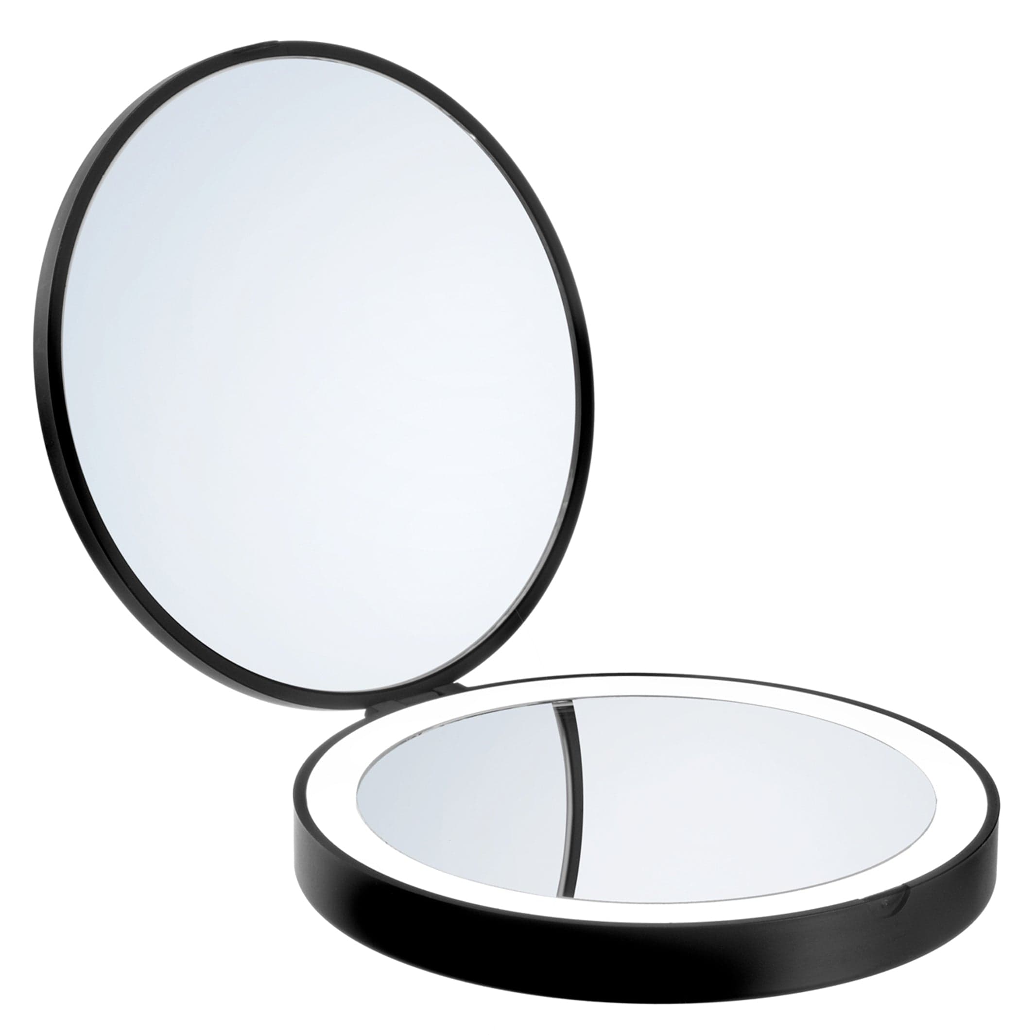 Smedbo 627 Reisespeil, LED - Normal/7x Svart matt Smedbo Sminkespeil SM-FB627
