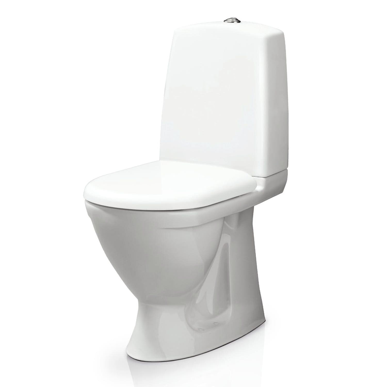 Svedbergs 9085 Toalett Hvit hardplast Svedbergs Gulvstående toalett SV-9085