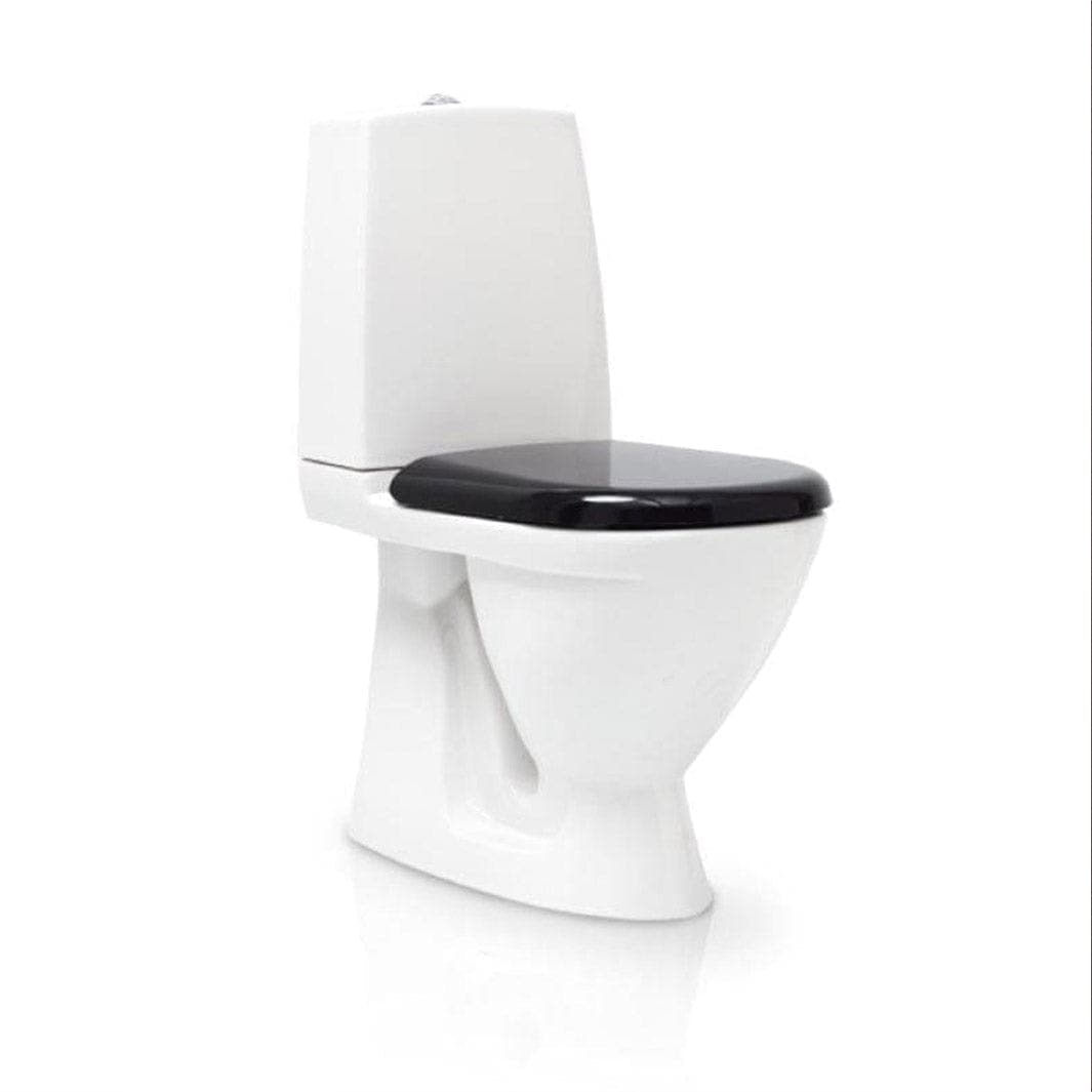 Svedbergs 9085 Toalett Svart med Soft-Close Svedbergs Gulvstående toalett SV-9085-51