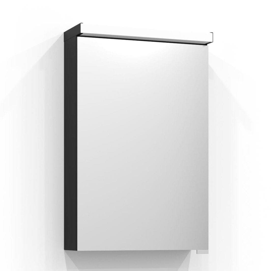 Svedbergs Intro Speilskap m/LED+Stikk 45cm / Grafittgrå Svedbergs Speilskap SV-295247