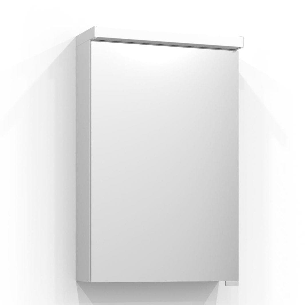 Svedbergs Intro Speilskap m/LED+Stikk 45cm / Hvit matt Svedbergs Speilskap SV-295047