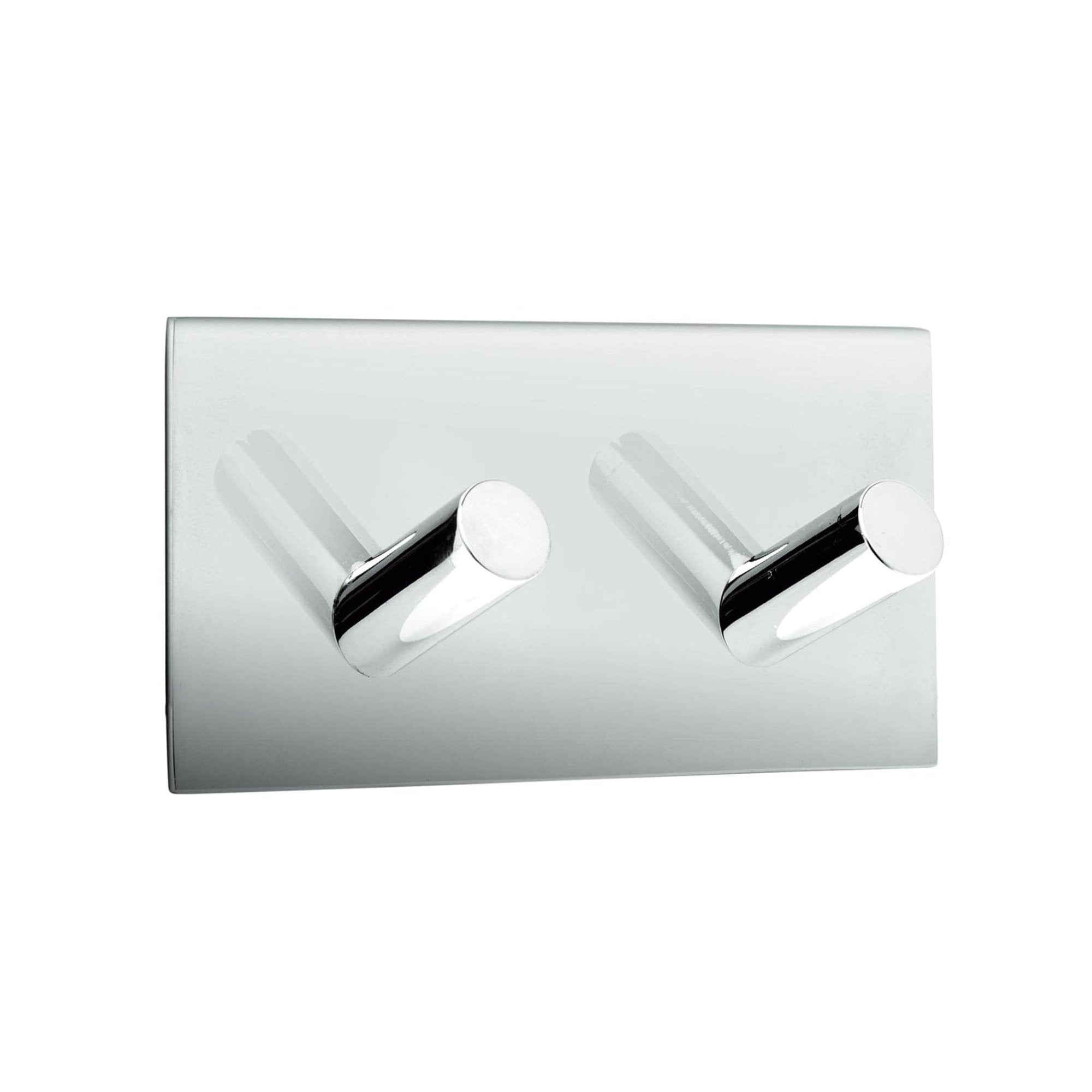 Svedbergs Selvklebende Dobbel Krok A02 Krom Svedbergs Knagger SV-A02-K