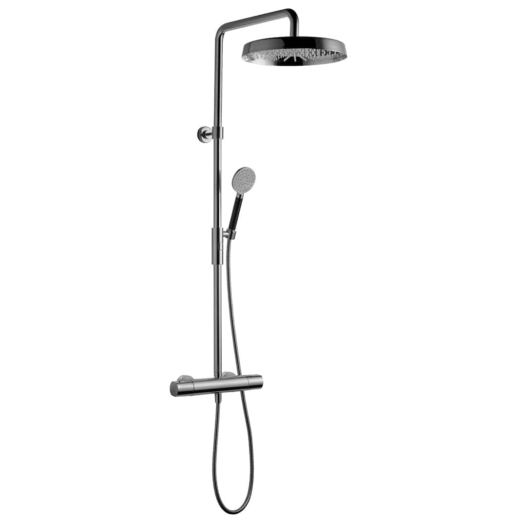 Tapwell ARM7200 Takdusj Ø32cm Black chrome Tapwell Takdusj TA-9423029
