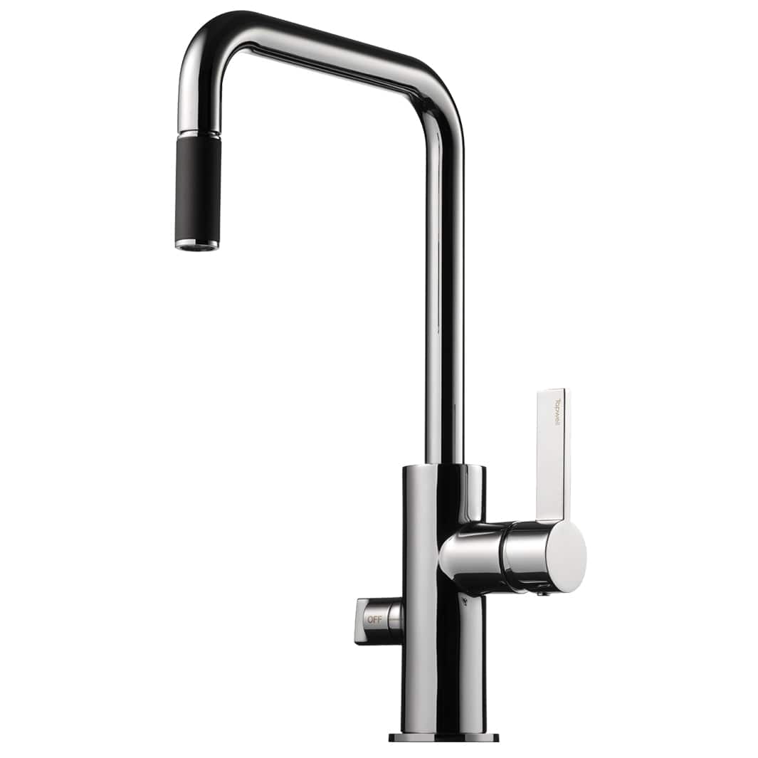Tapwell ARM887 Kjøkkenarmatur Uttrekk+Avstengning Krom Tapwell Kjøkkenarmatur TA-9423508