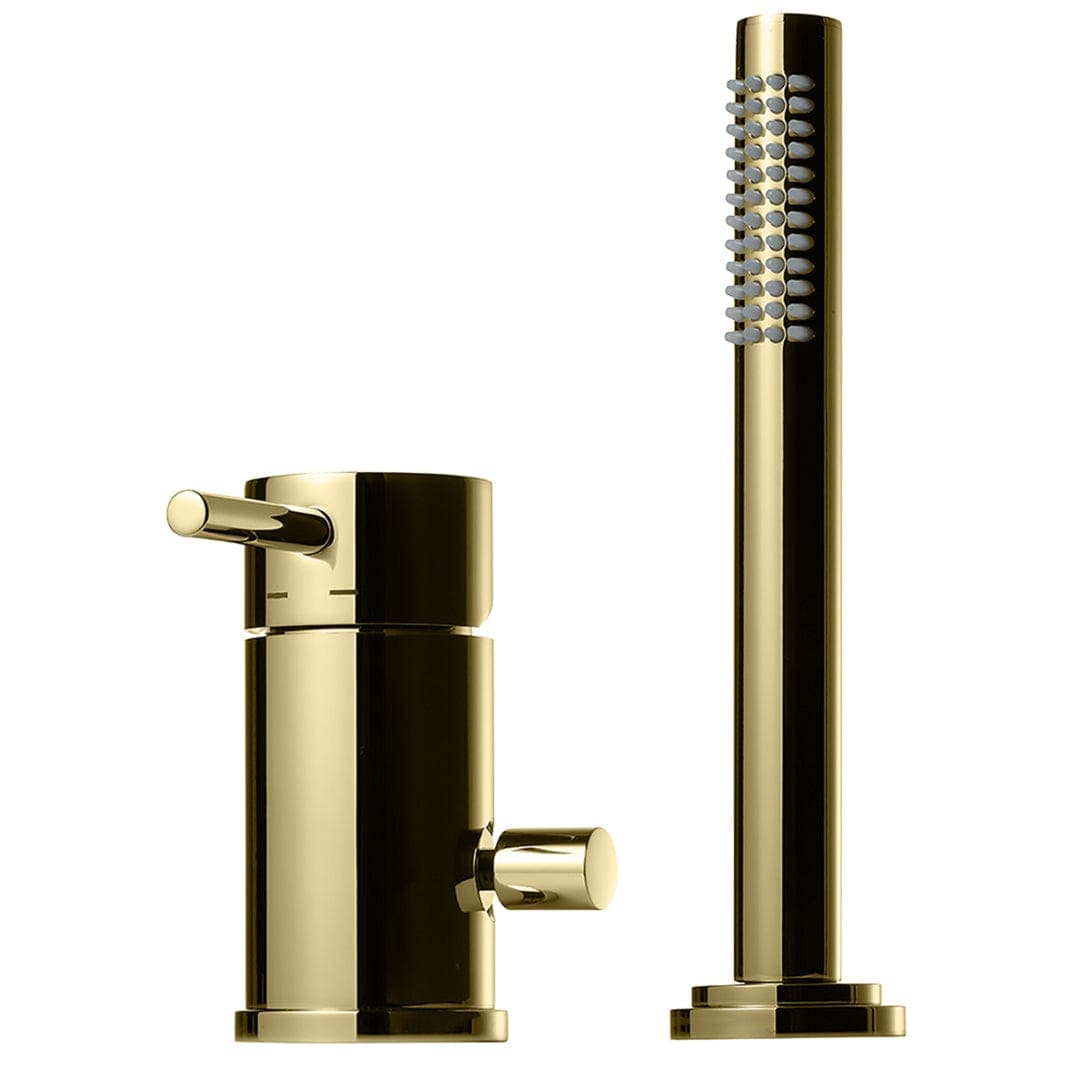 Tapwell BI048 Karkantbatteri 2-hulls Honey gold Tapwell Badekararmatur TA-9422415