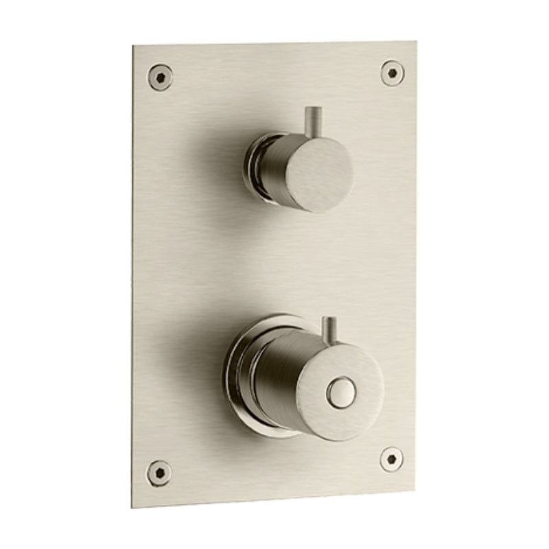 Tapwell BOX268/368 ED2 Frontpanel Brushed nickel Tapwell Blandebatteri innbygging TA-9421806