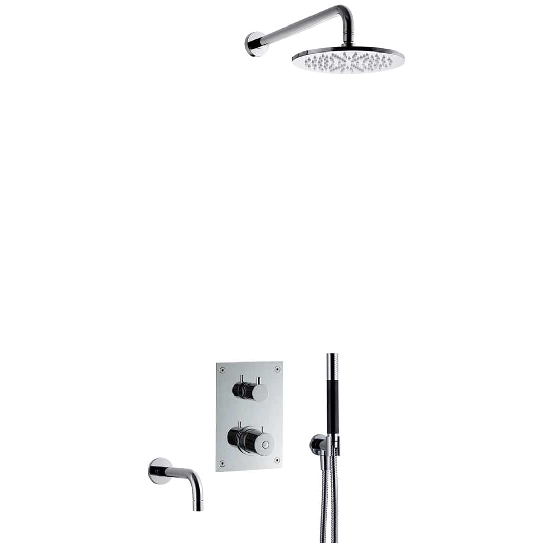 Tapwell BOX7368 ED2 Takdusj Innbygging Krom Tapwell Blandebatteri innbygging TA-9421889