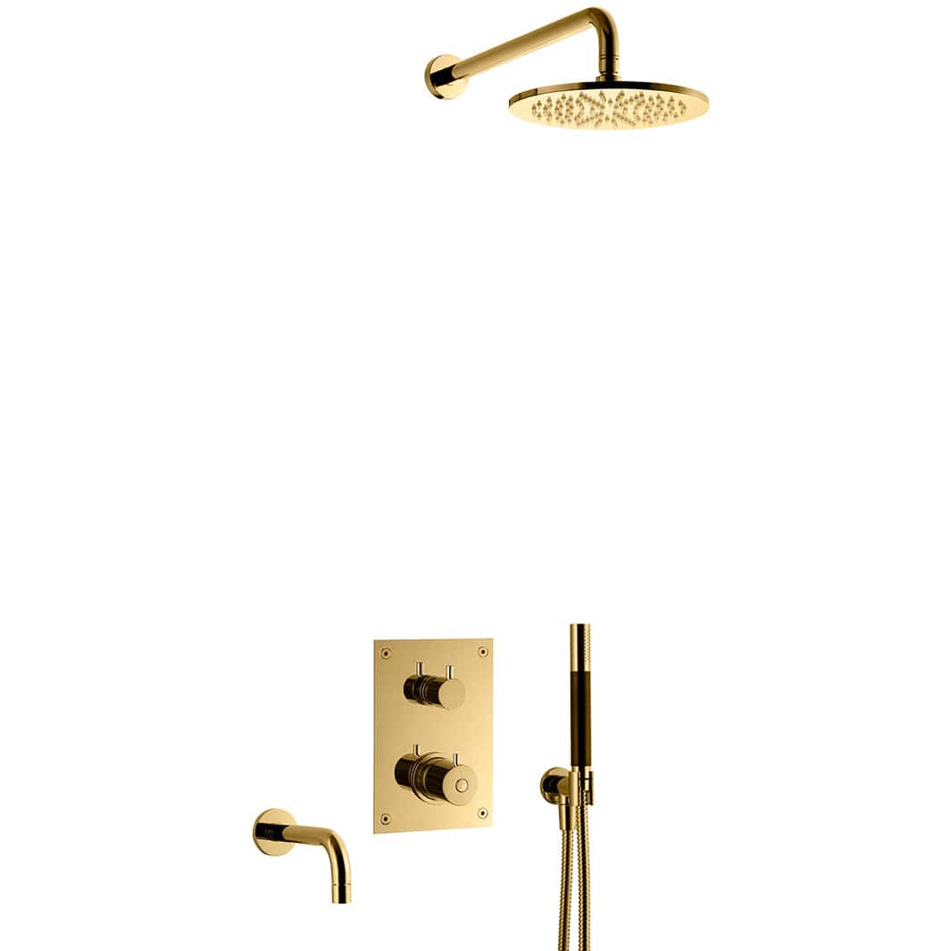 Tapwell BOX7368 ED2 Takdusj Innbygging Oksiderende messing Tapwell Blandebatteri innbygging TA-9421864