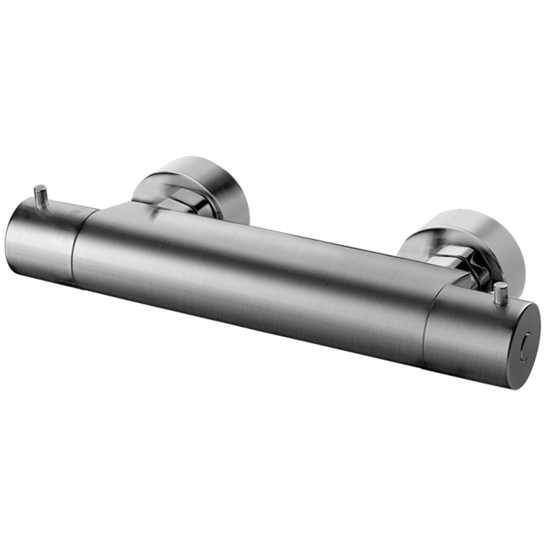 Tapwell EVM168 Dusjbatteri Brushed black chrome Tapwell Dusjbatteri TA-9423066