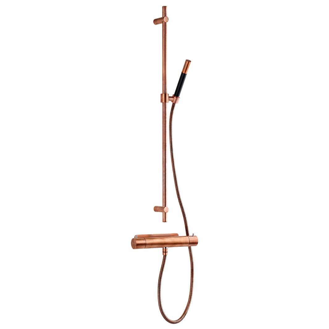 Tapwell EVM168+ZSAL300 Dusjbatteri med dusjsett Oksiderende kobber Tapwell Dusjbatteri TA-9421966