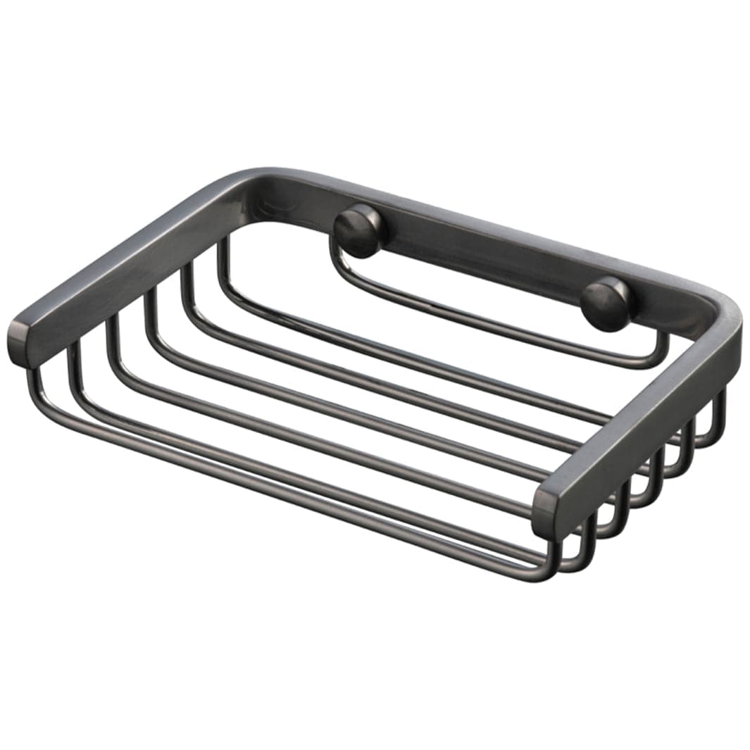 Tapwell TA126 Såpekurv Vegghengt Brushed black chrome Tapwell Såpekurv TA-9420797