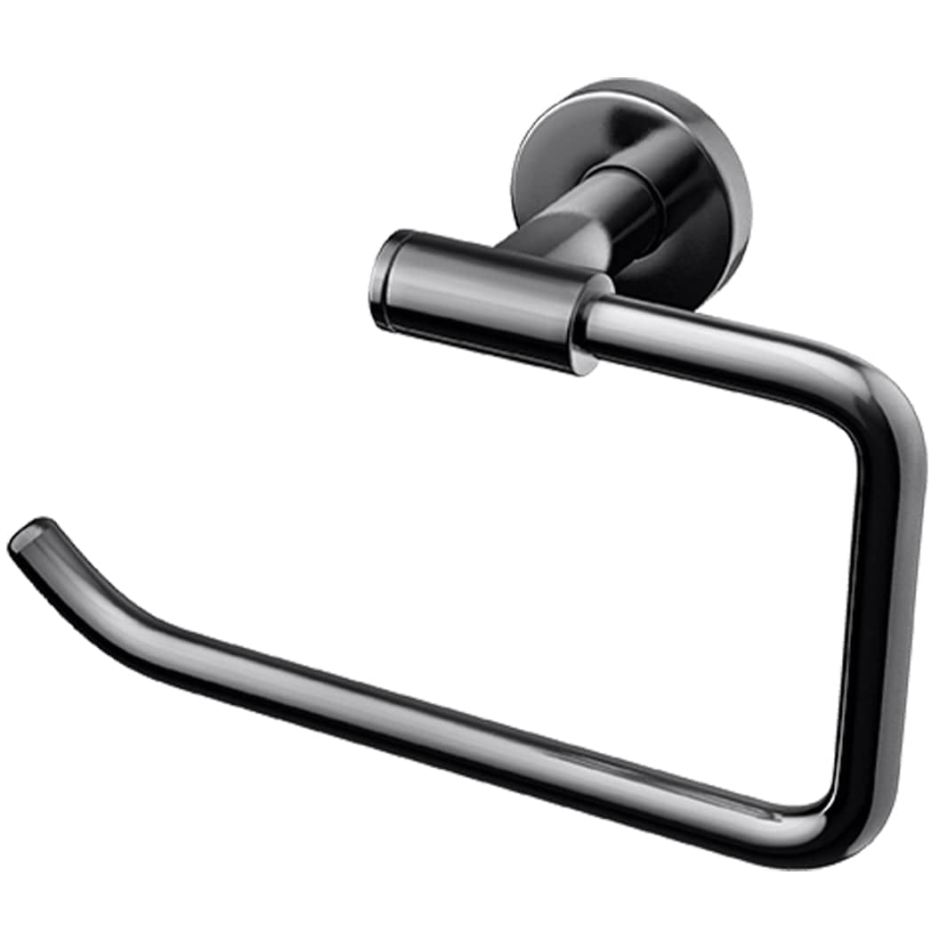 Tapwell TA235 Toalettrullholder Vegghengt u/lokk Black chrome Tapwell Toalettrullholder TA-9419075
