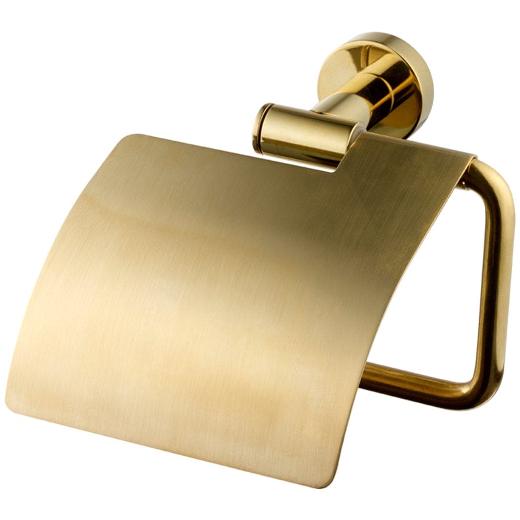 Tapwell TA236 Toalettrullholder Vegghengt m/lokk Oksiderende messing Tapwell Toalettrullholder TA-9418678