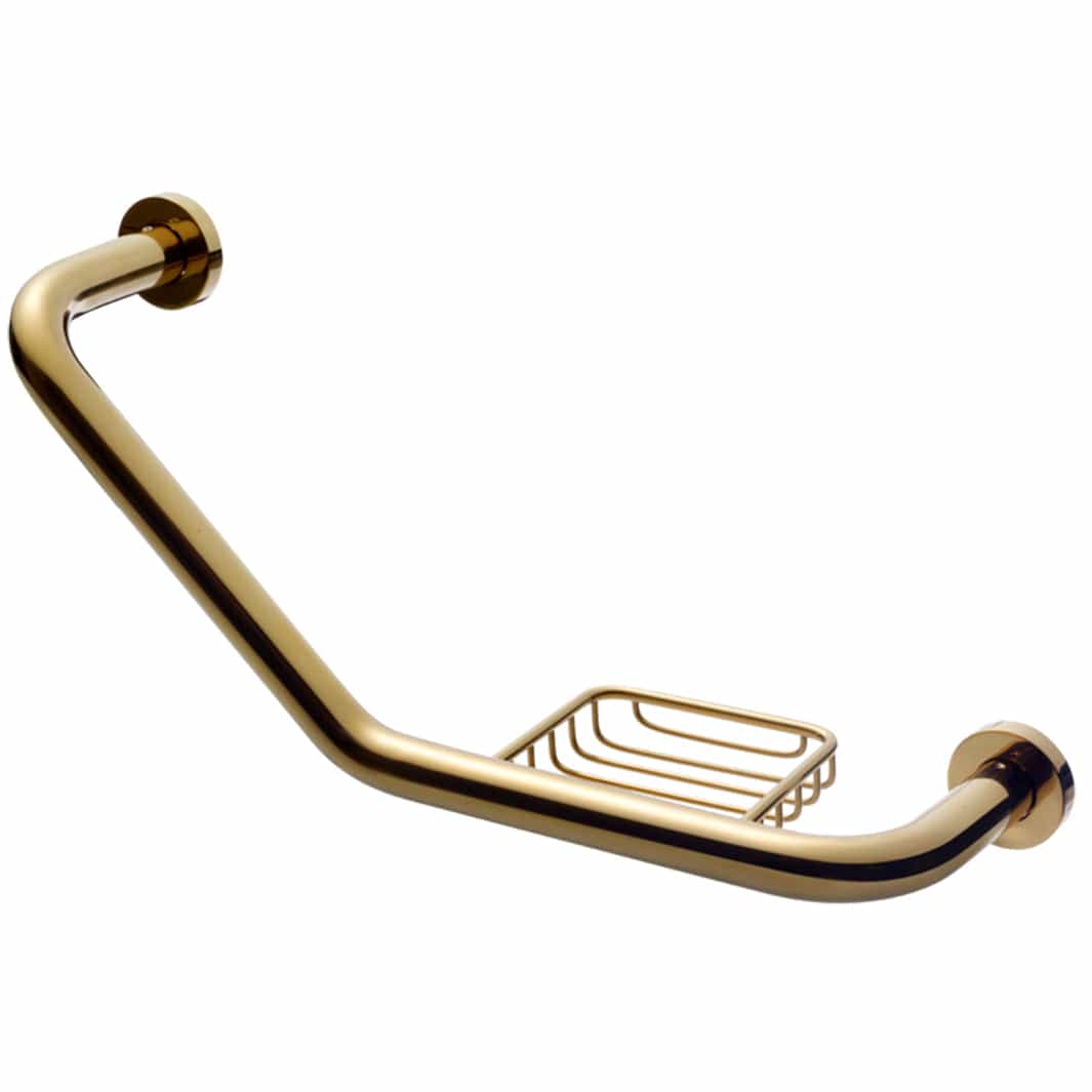 Tapwell TA808 Badekarhåndtak L457mm m/såpekopp Tapwell Badekarhåndtak