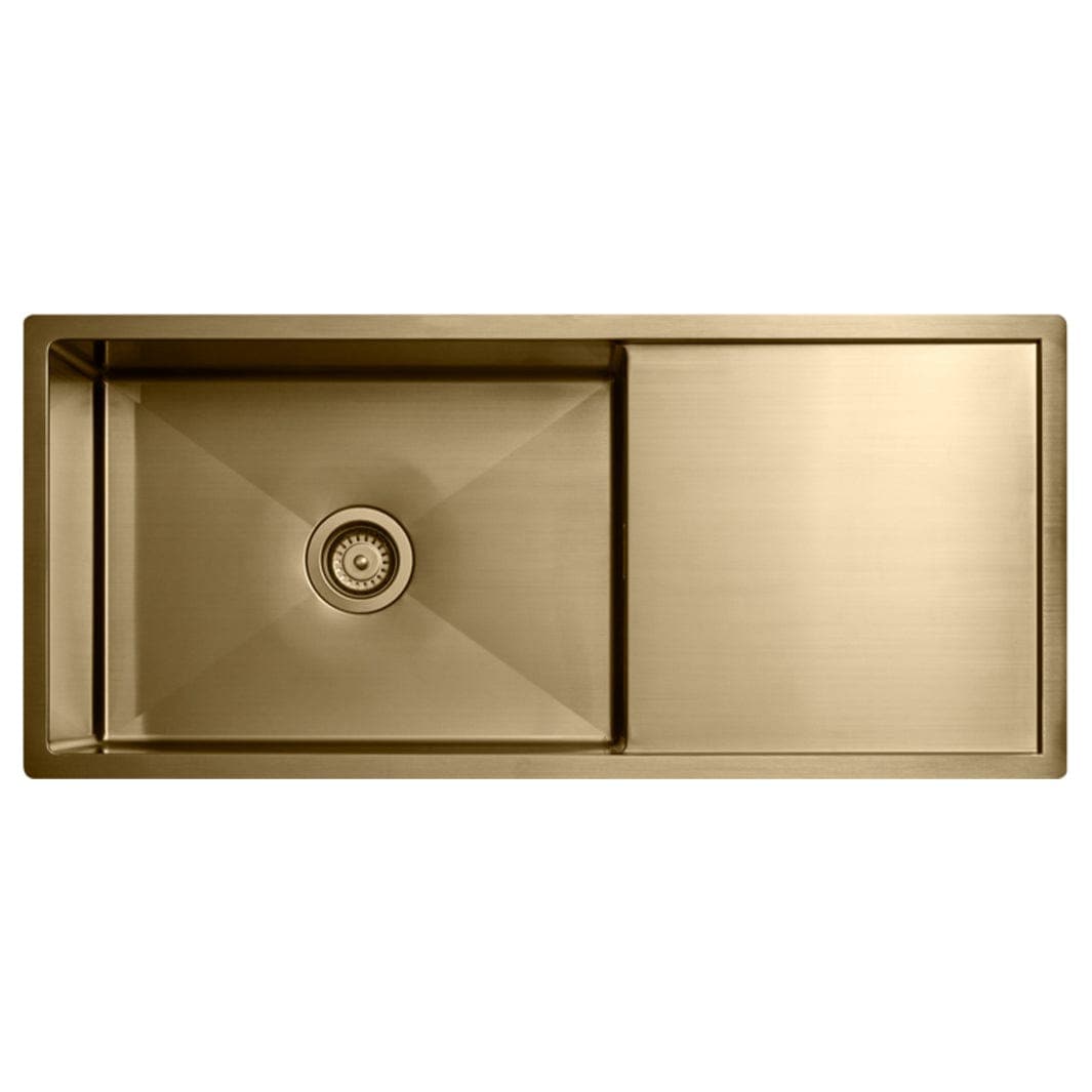 Tapwell TA8140 PVD Kjøkkenvask B89xD45cm Messing Tapwell Kjøkkenvask TA-9422659