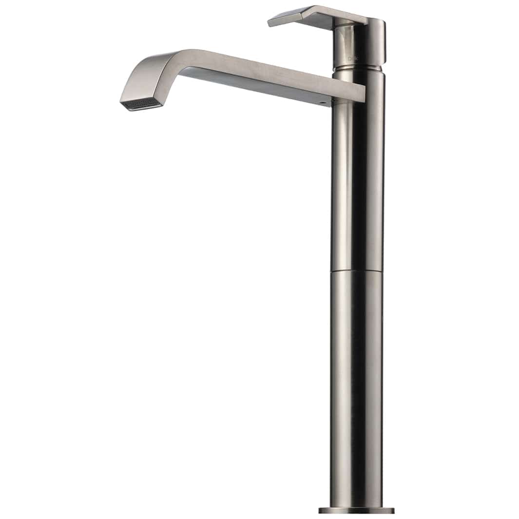 Tapwell VIC081 Høy Servantbatteri H312mm Brushed nickel Tapwell Servantbatteri TA-9424406