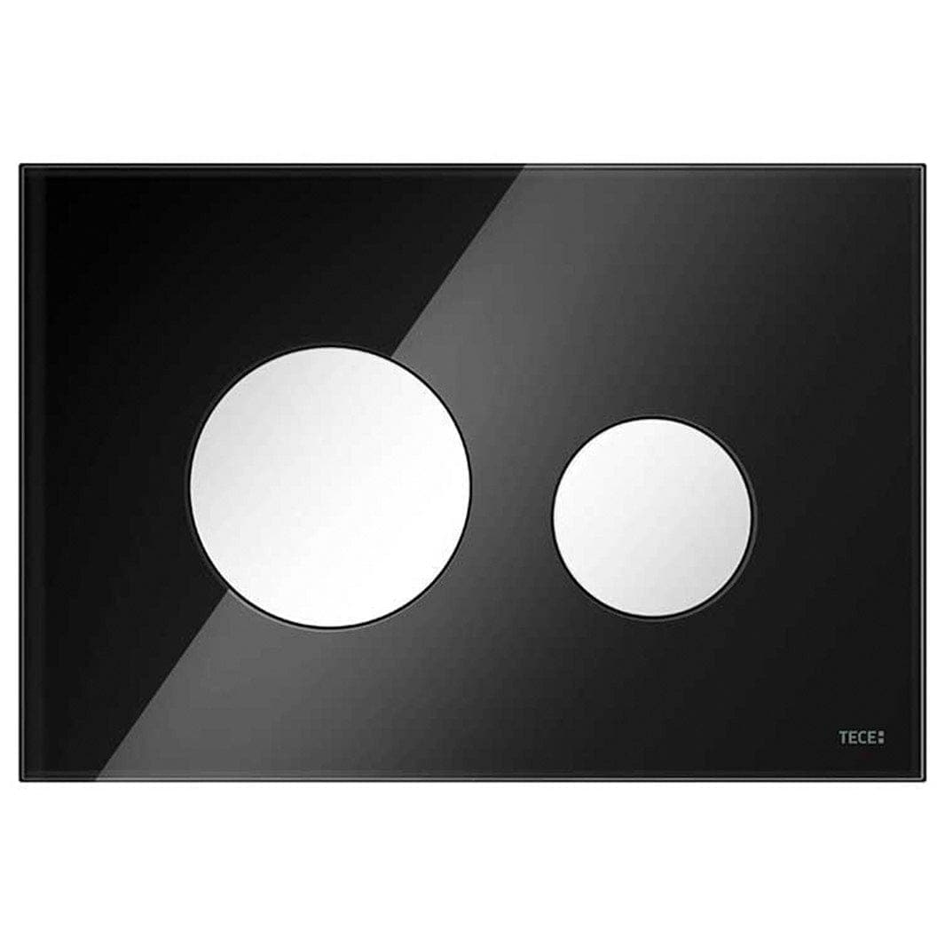 TECEloop Betjeningsplate Glass Svart glass / Hvit Tece Betjeningsplate og trykknapper TE-6122225