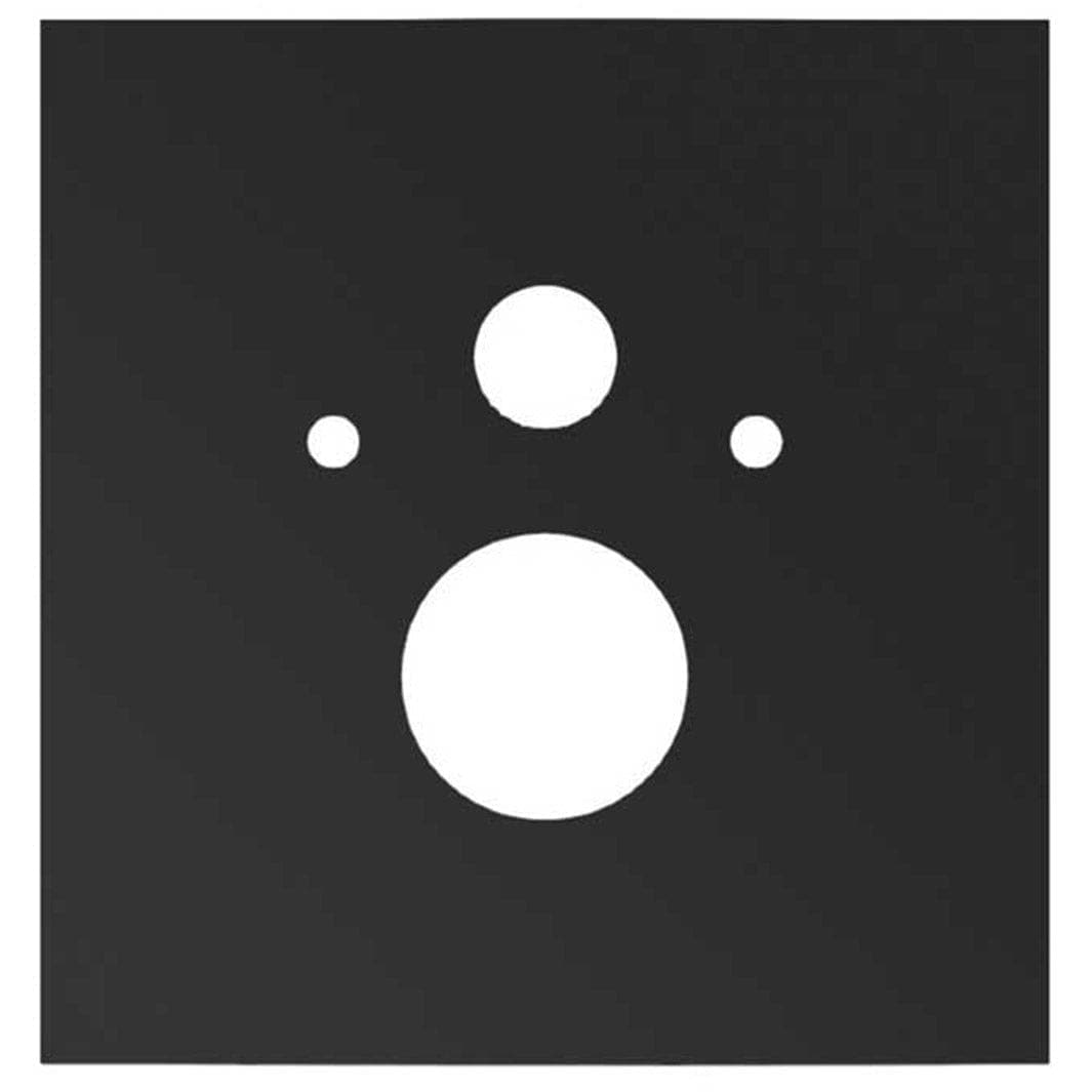 TECElux Wc Terminal Nedre Glassplate Svart / AquaClean Sela dusjtoalett Tece Innbyggingssisterne TE-6122436