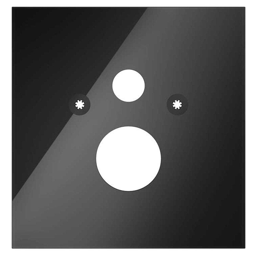 TECElux Wc Terminal Nedre Glassplate Svart / Vanlig veggskål Tece Innbyggingssisterne TE-6122434