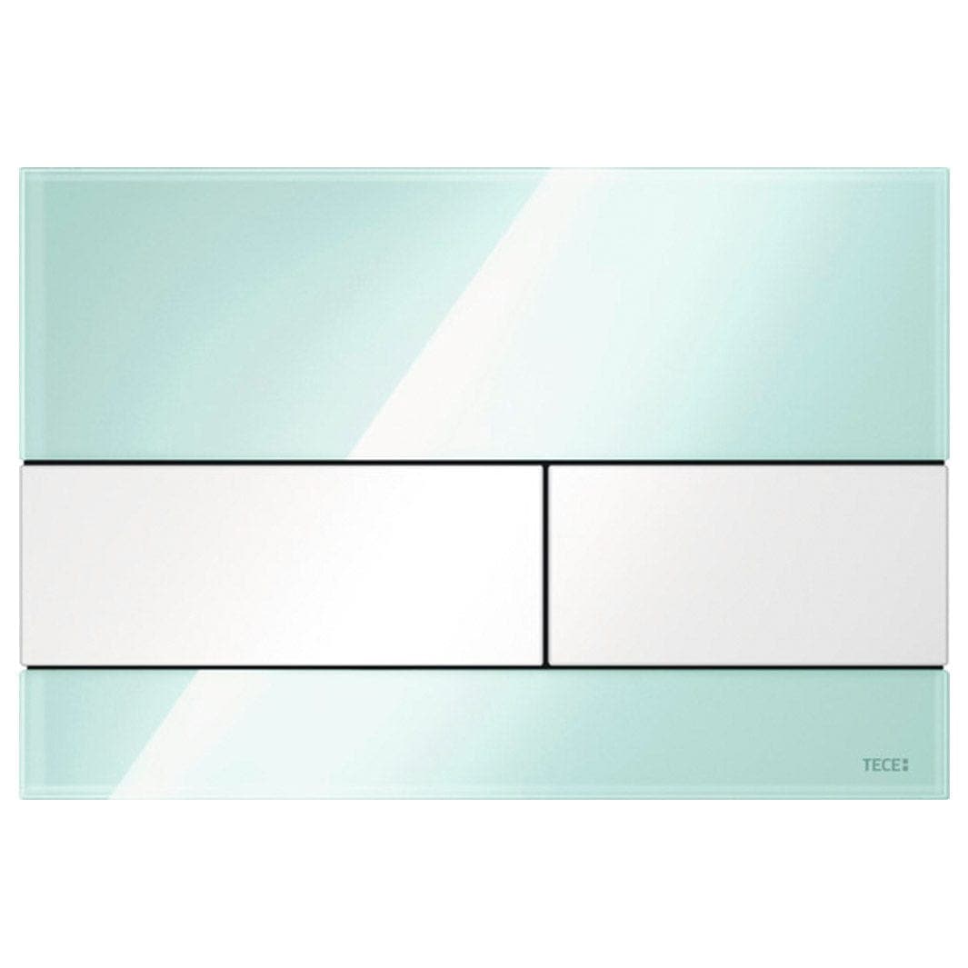 TECEsquare Betjeningsplate Glass Mintgrønn glass / Hvit Tece Betjeningsplate og trykknapper TE-6122211