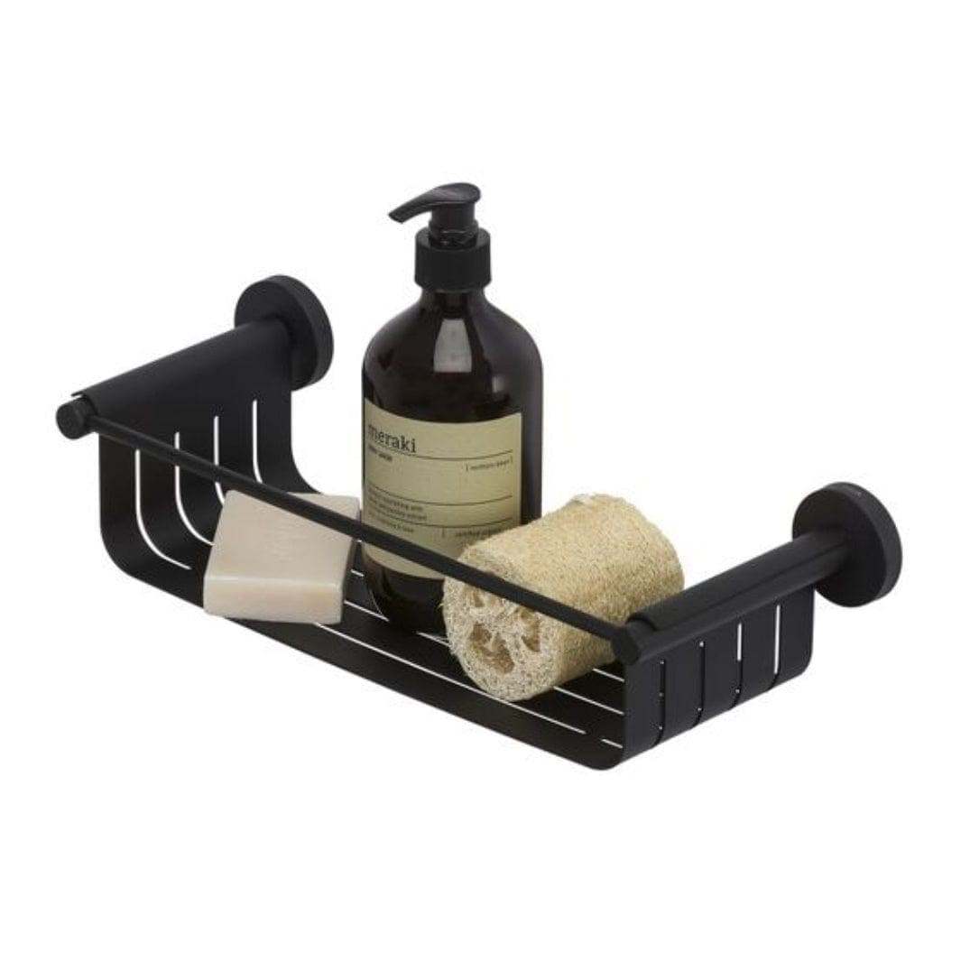 Tiger Boston dusjkurv rektangulær matt sort Svart matt Tiger Dusjhylle CO-T303512