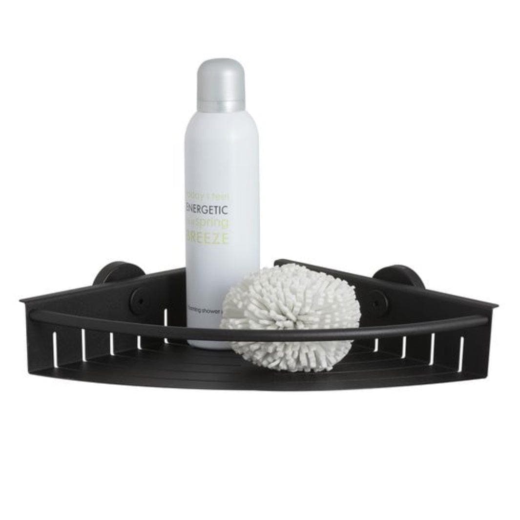 Tiger Boston hjørnekurv matt sort Svart matt Tiger Dusjhylle CO-T304712