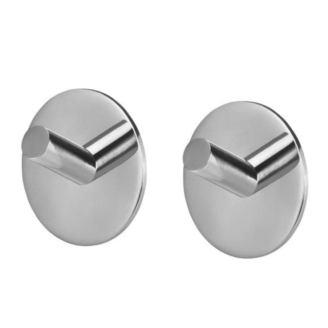 Tiger Rondo enkel krok 2 pk selvklebende Krom Tiger Knagger CO-1507530346