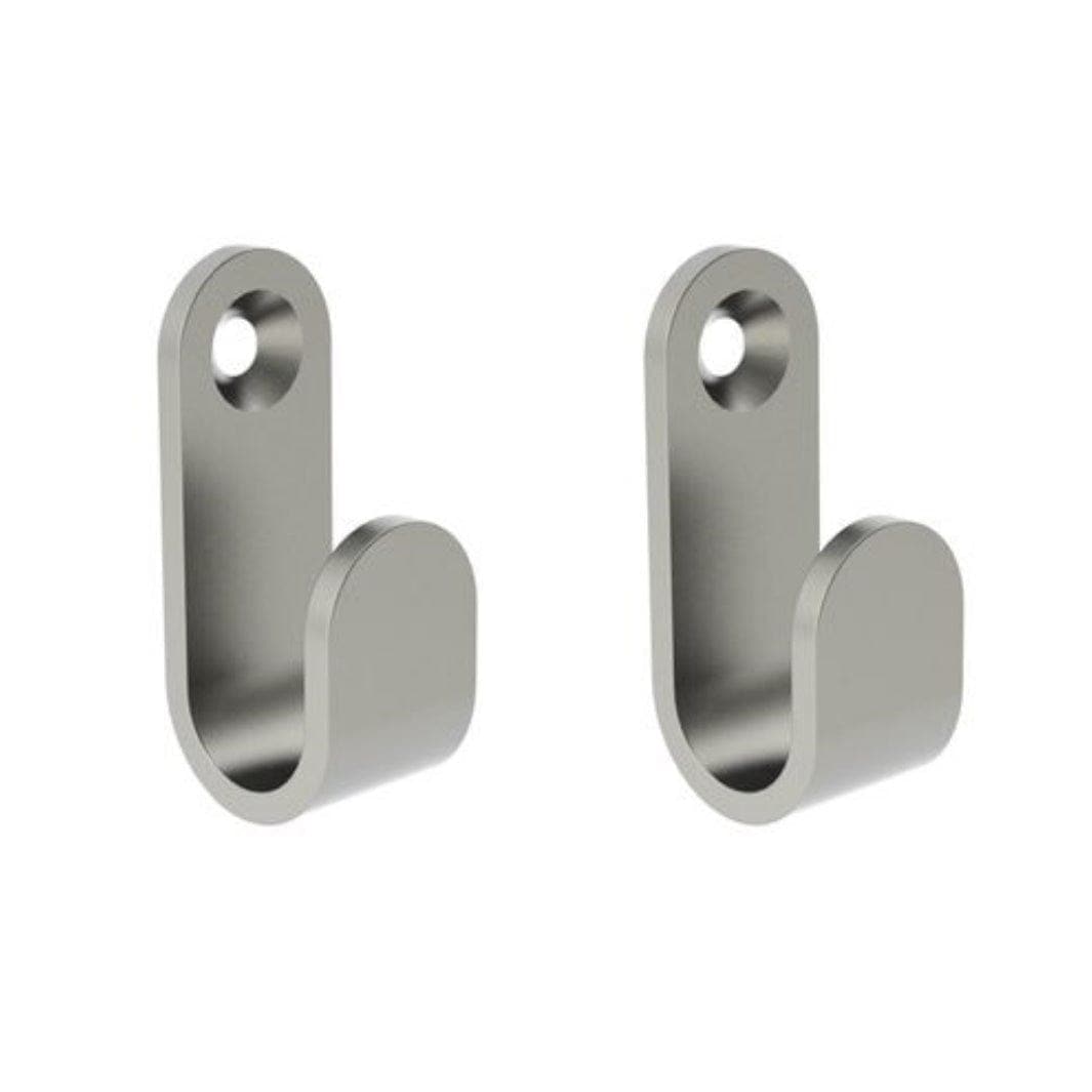 Tiger Simple krok mattbørstet Matt krom Tiger Knagger CO-T110232