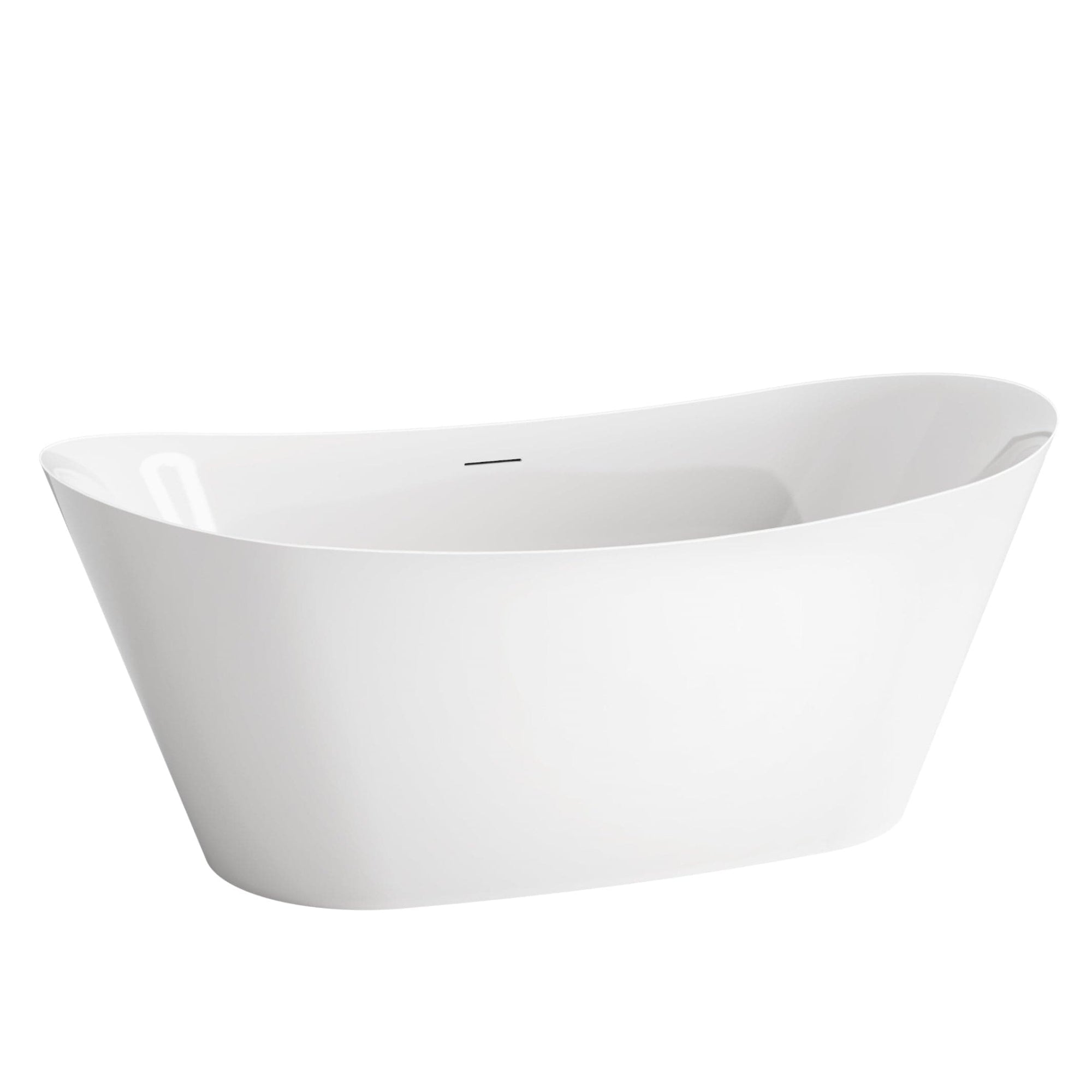 VikingBad Holviga Frittstående Badekar 170 Hvit / 170cm VikingBad Frittstående badekar VB-009610-01